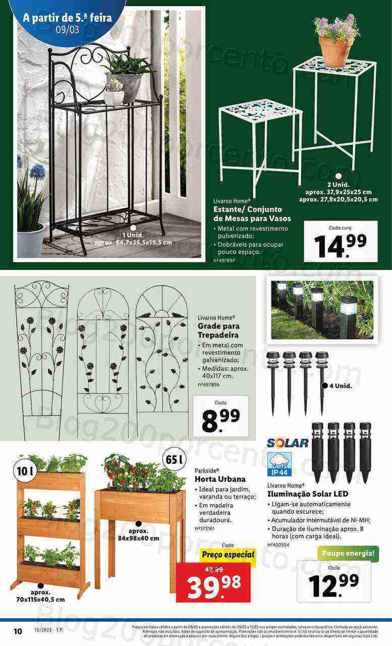 Antevisão Folheto LIDL Promoções de 9 a 15 março