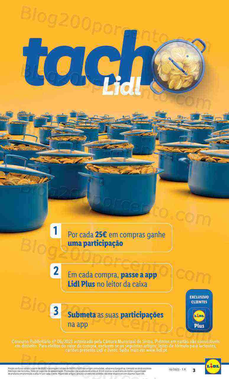 Antevisão Folheto LIDL Promoções de 9 a 15 março