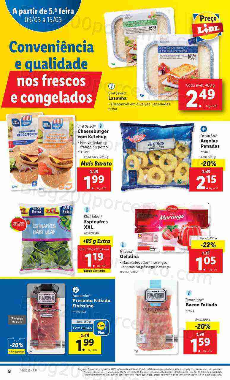 Antevisão Folheto LIDL Promoções de 9 a 15 março