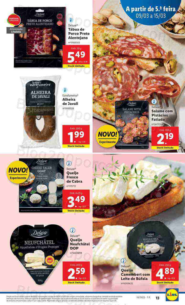 Antevisão Folheto LIDL Promoções de 9 a 15 março