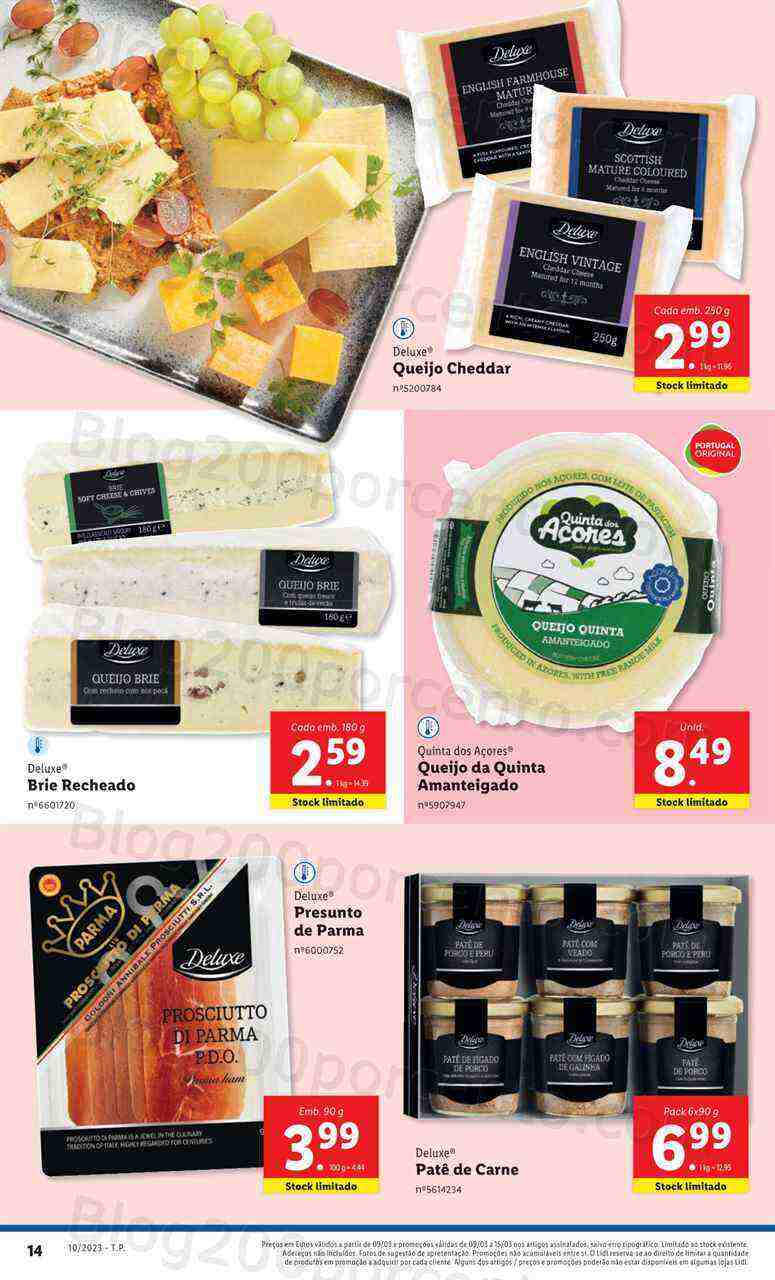 Antevisão Folheto LIDL Promoções de 9 a 15 março