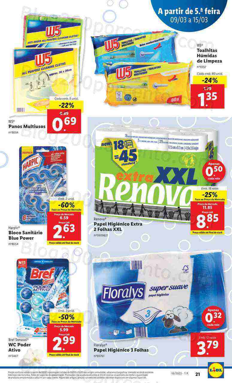 Antevisão Folheto LIDL Promoções de 9 a 15 março