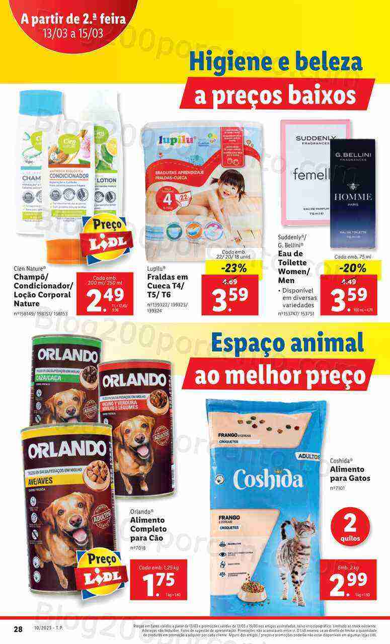 Antevisão Folheto LIDL Promoções de 9 a 15 março