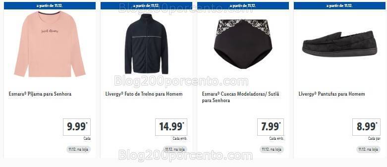 Antevisão Folheto LIDL Bazar Promoções a partir de 11 dezembro