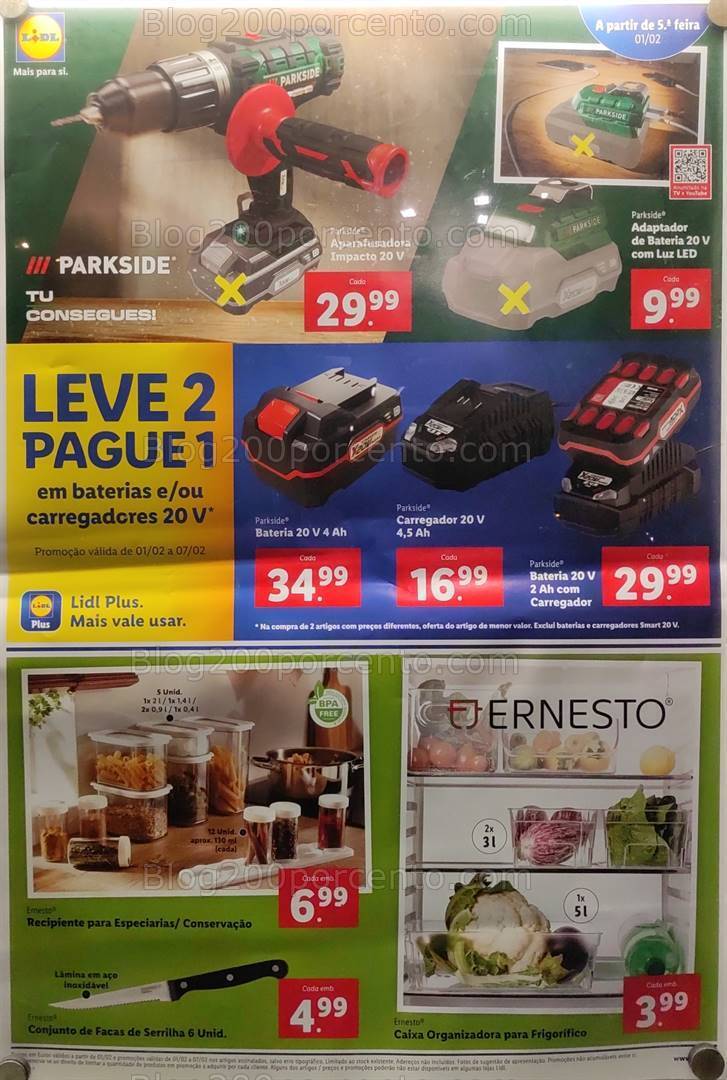 Antevisão Folheto LIDL Bazar Promoções a partir de 1 fevereiro