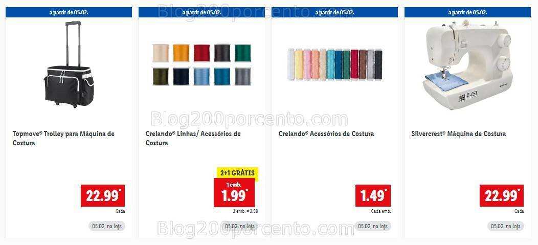 Antevisão Folheto LIDL Bazar Promoções a partir de 5 fevereiro