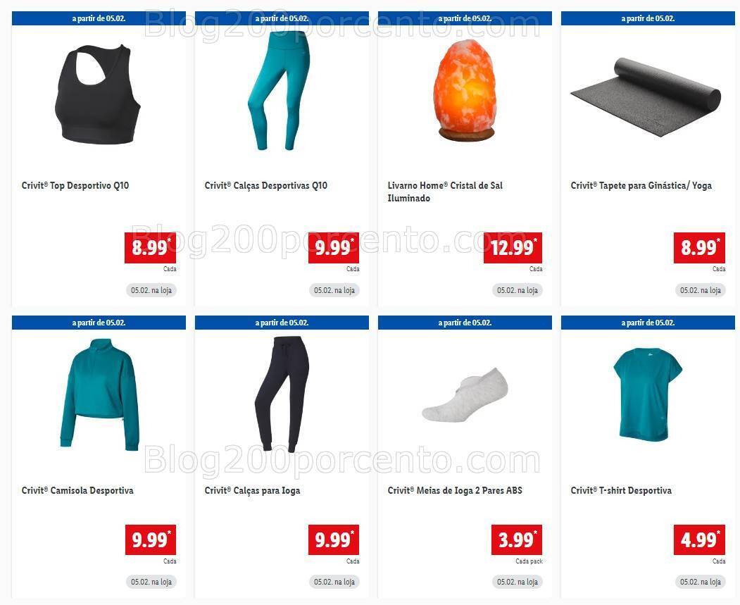 Antevisão Folheto LIDL Bazar Promoções a partir de 5 fevereiro