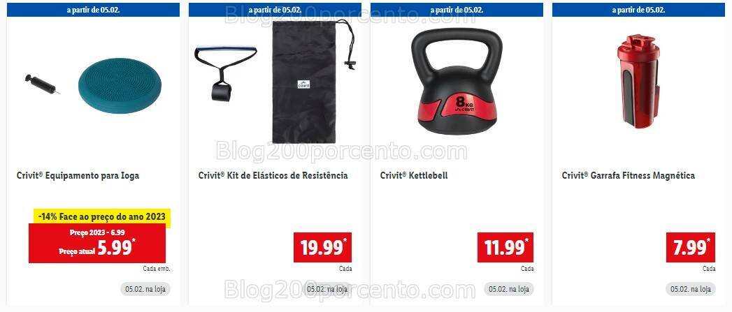 Antevisão Folheto LIDL Bazar Promoções a partir de 5 fevereiro