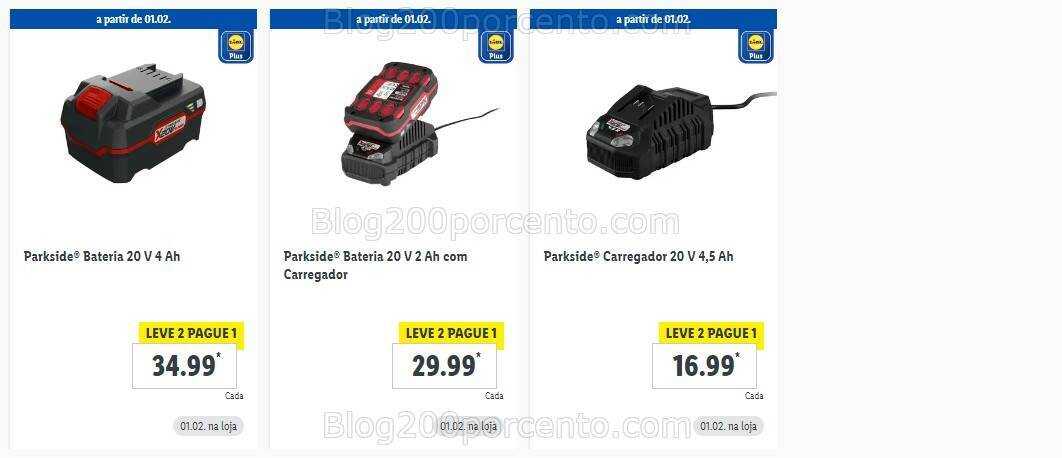 Antevisão Folheto LIDL Bazar Promoções a partir de 1 fevereiro
