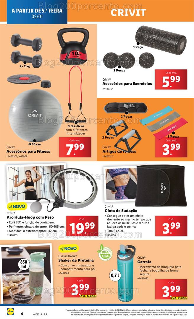 Antevisão Folheto LIDL Bazar Promoções de 2 a 8 janeiro