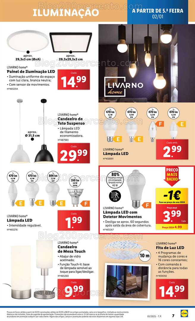 Antevisão Folheto LIDL Bazar Promoções de 2 a 8 janeiro