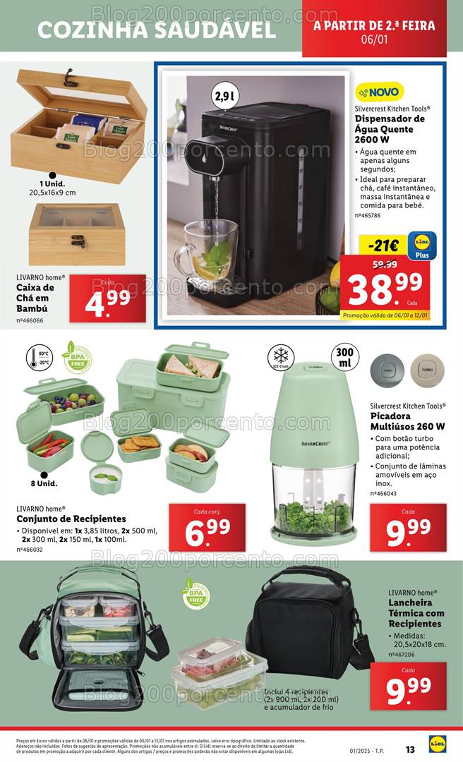 Antevisão Folheto LIDL Cozinha Promoções a partir de 6 janeiro