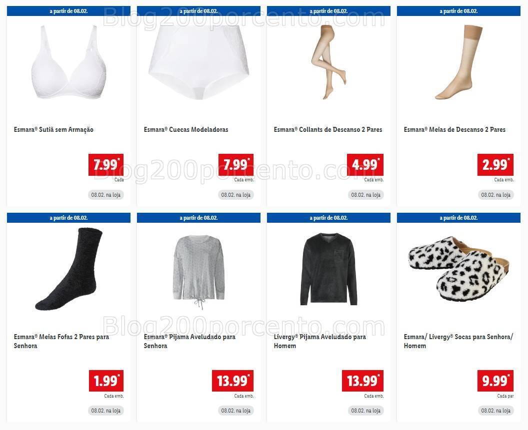 Antevisão Folheto LIDL Bazar Promoções a partir de 8 fevereiro