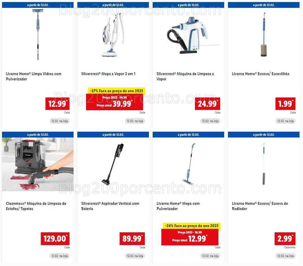 Antevisão Folheto LIDL Bazar Promoções a partir de 12 fevereiro