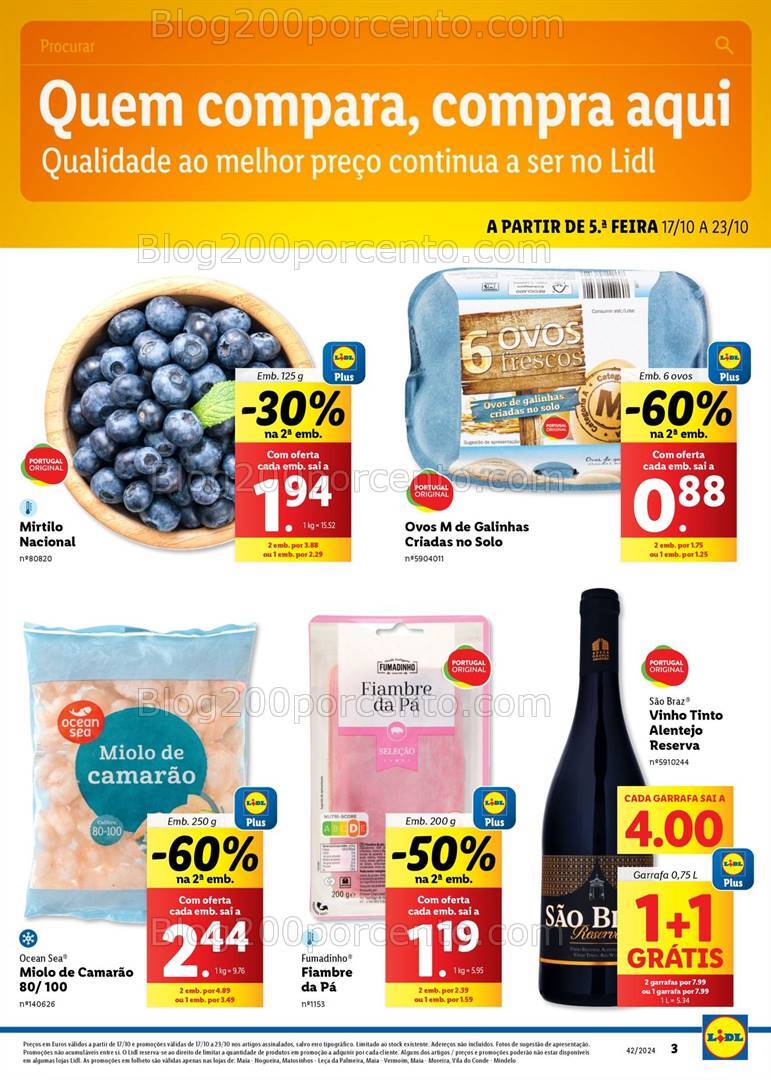 Antevisão Folheto LIDL Bazar Extra Maia 17 a 23 outubro