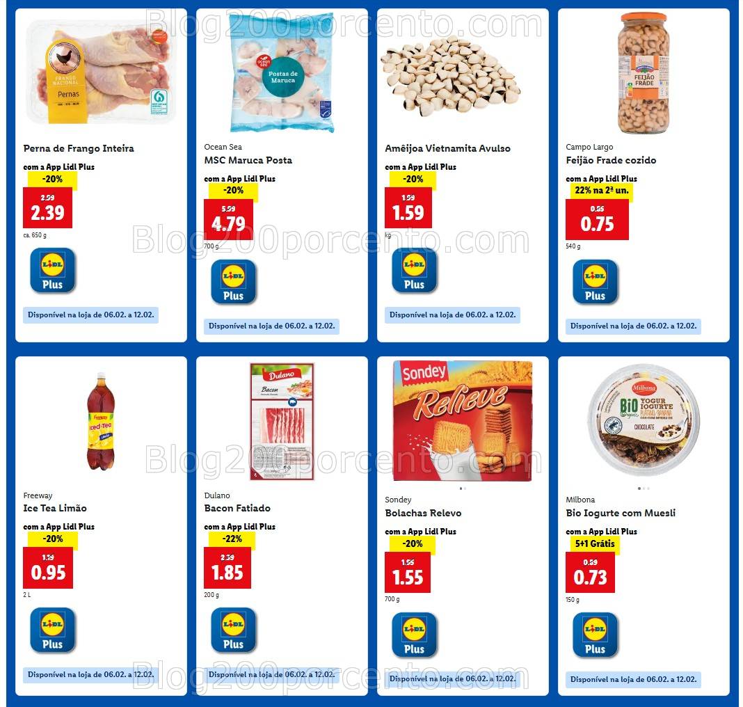 Antevisão Cupões LIDL Plus Promoções de 6 a 12 fevereiro