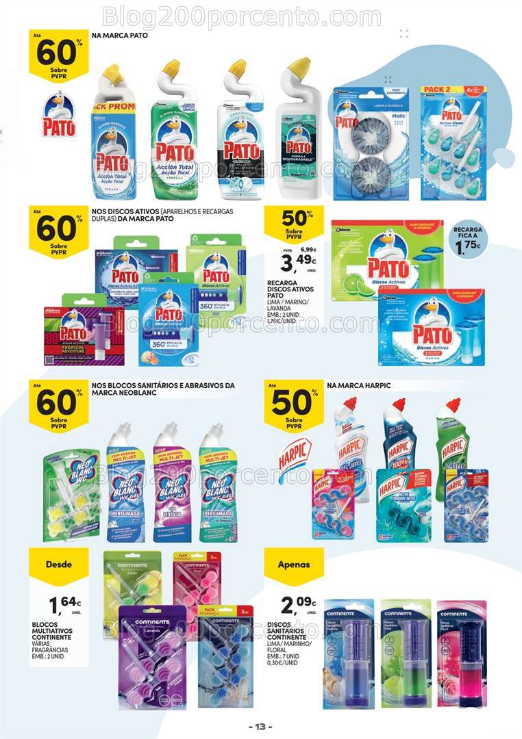 Antevisão Folheto CONTINENTE Especial Limpeza Promoções de 3 a 15 setembro