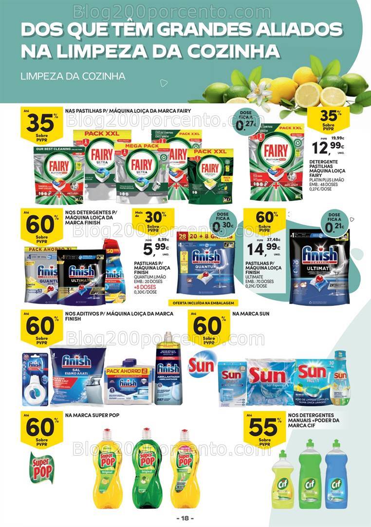 Antevisão Folheto CONTINENTE Especial Limpeza Promoções de 3 a 15 setembro