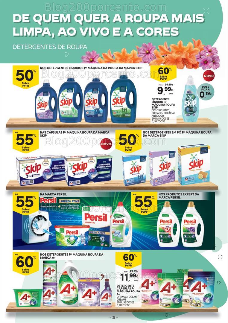 Antevisão Folheto CONTINENTE Especial Limpeza Promoções de 3 a 15 setembro