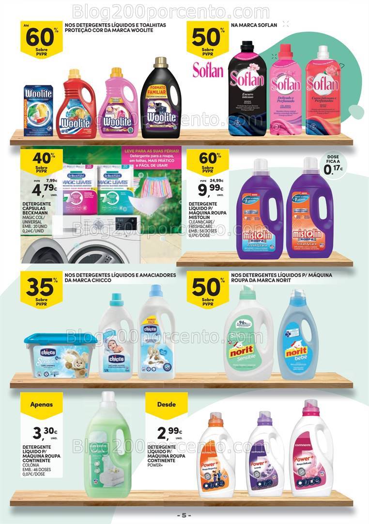 Antevisão Folheto CONTINENTE Especial Limpeza Promoções de 3 a 15 setembro