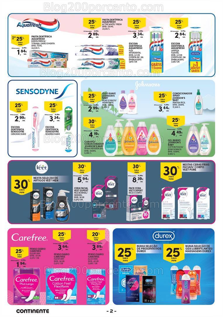 Antevisão Folheto CONTINENTE Açores Limpeza Higiene Beleza 15 outubro a 4 novembro