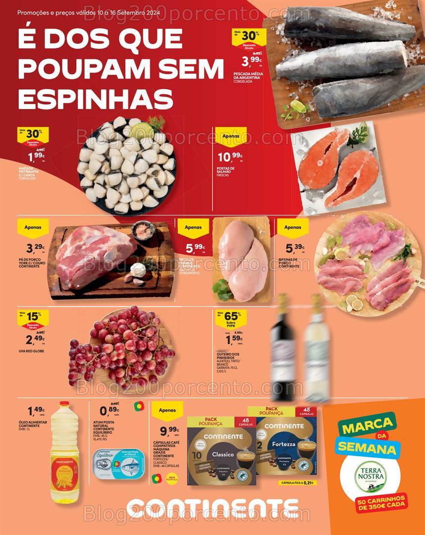 Antevisão Folheto CONTINENTE Madeira Promoções de 10 a 16 setembro