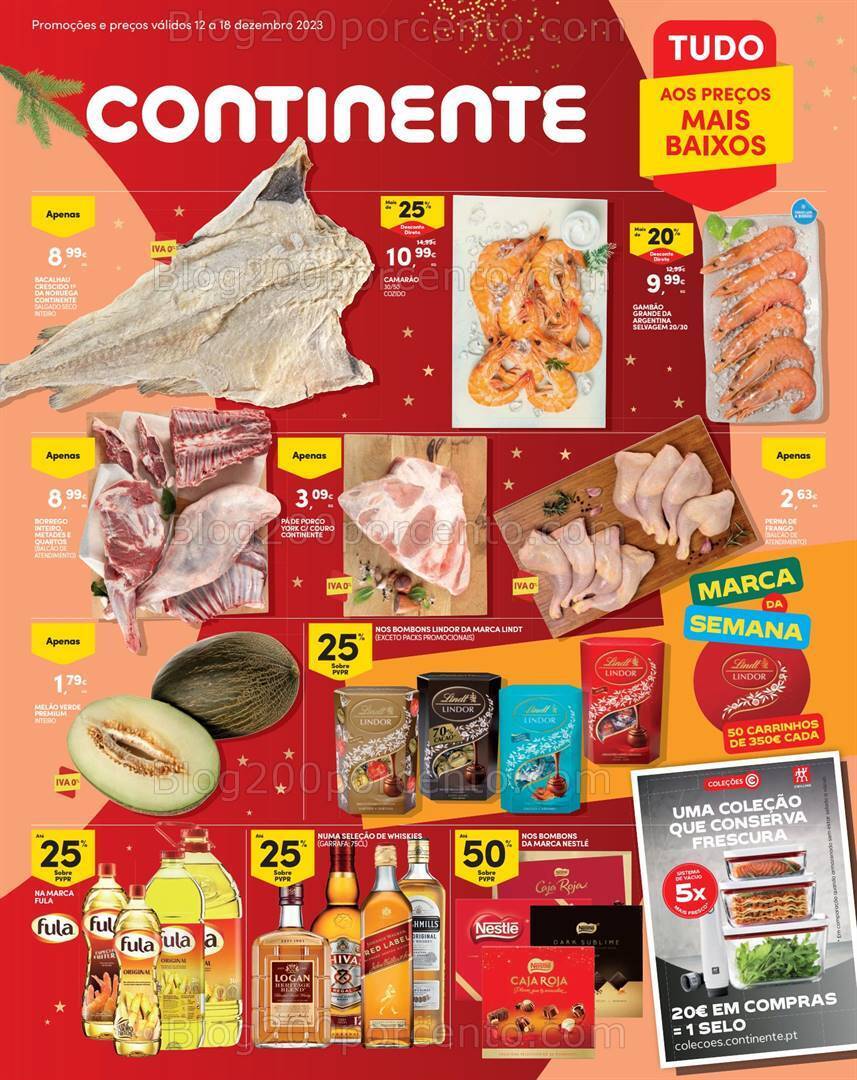 Antevisão Folheto CONTINENTE Madeira Promoções de 12 a 18 dezembro