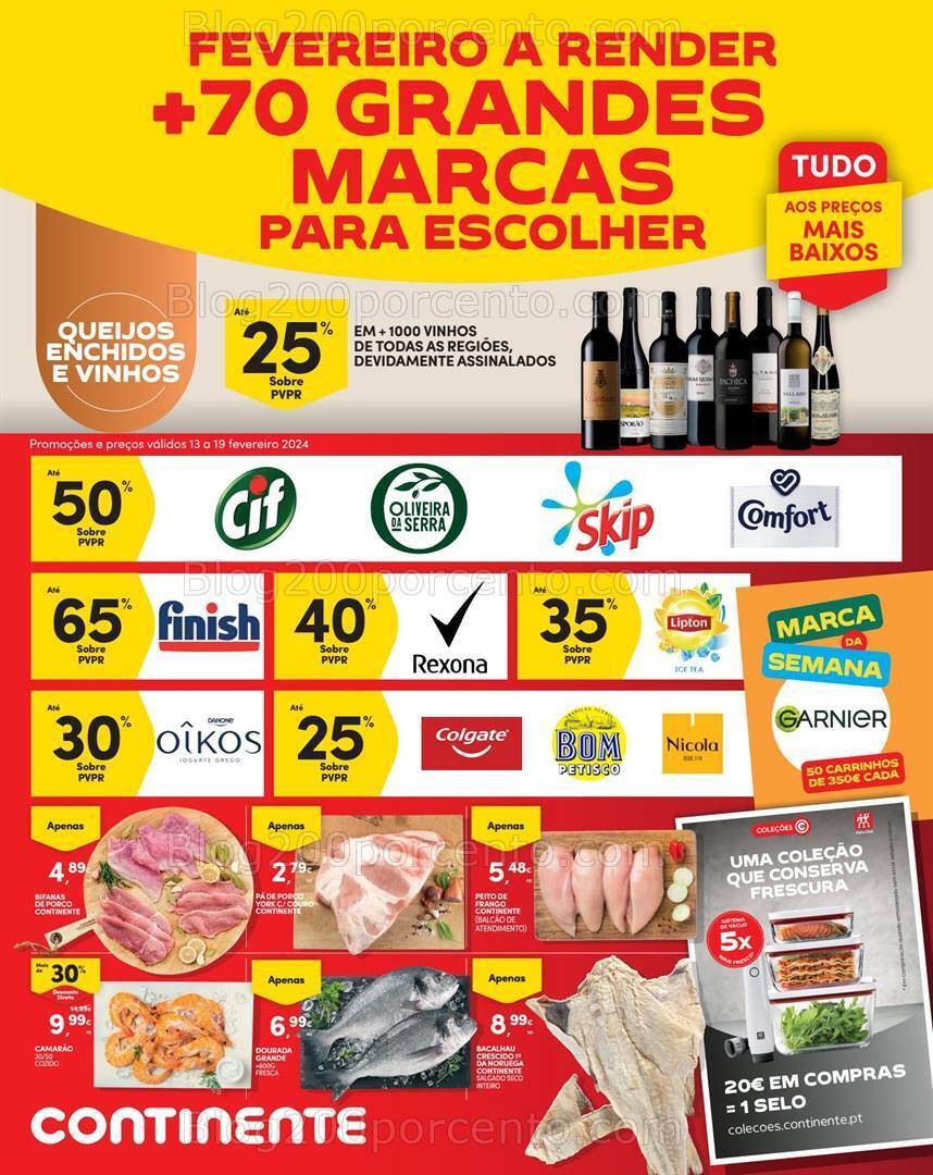 Antevisão Folheto CONTINENTE Madeira Promoções de 13 a 19 fevereiro