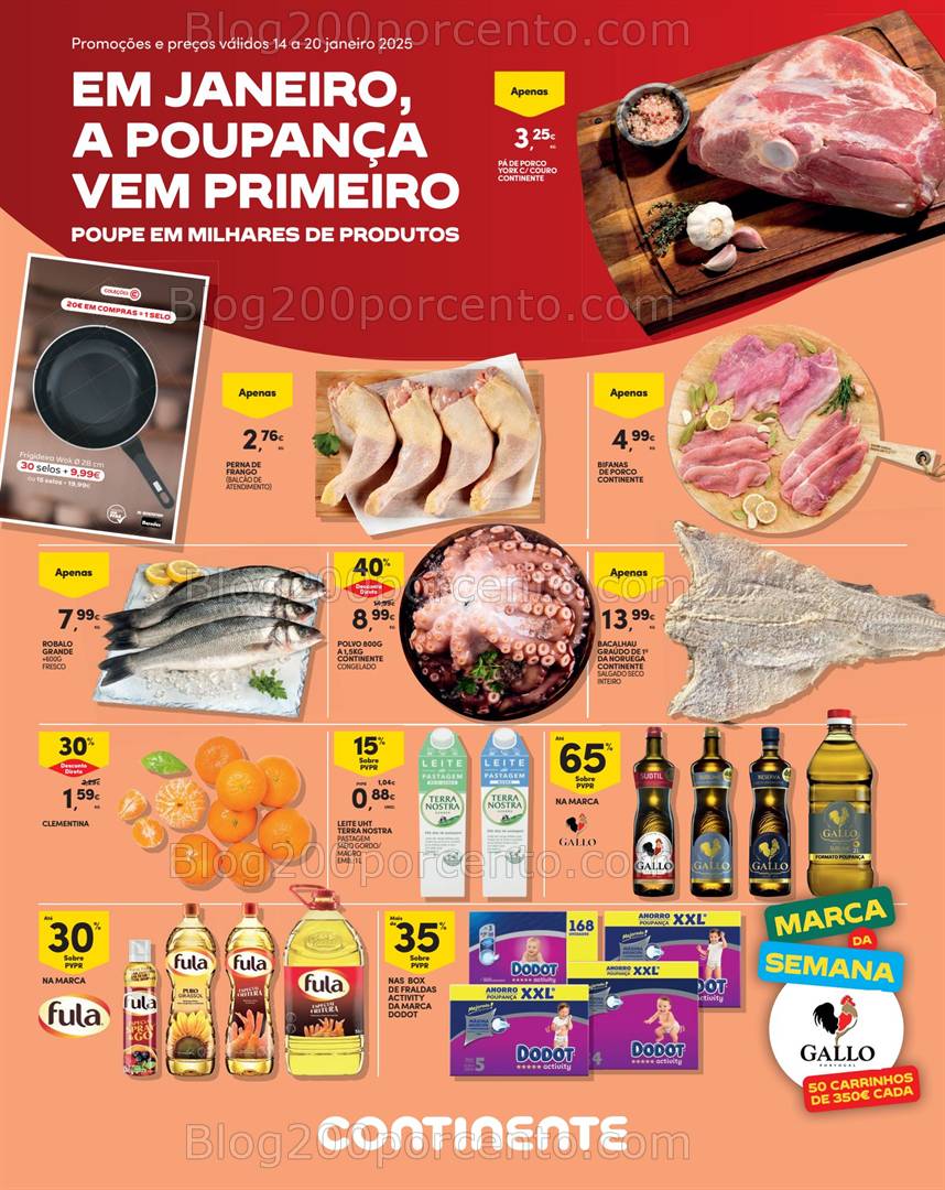 Antevisão Folheto CONTINENTE Madeira Promoções de 14 a 20 janeiro