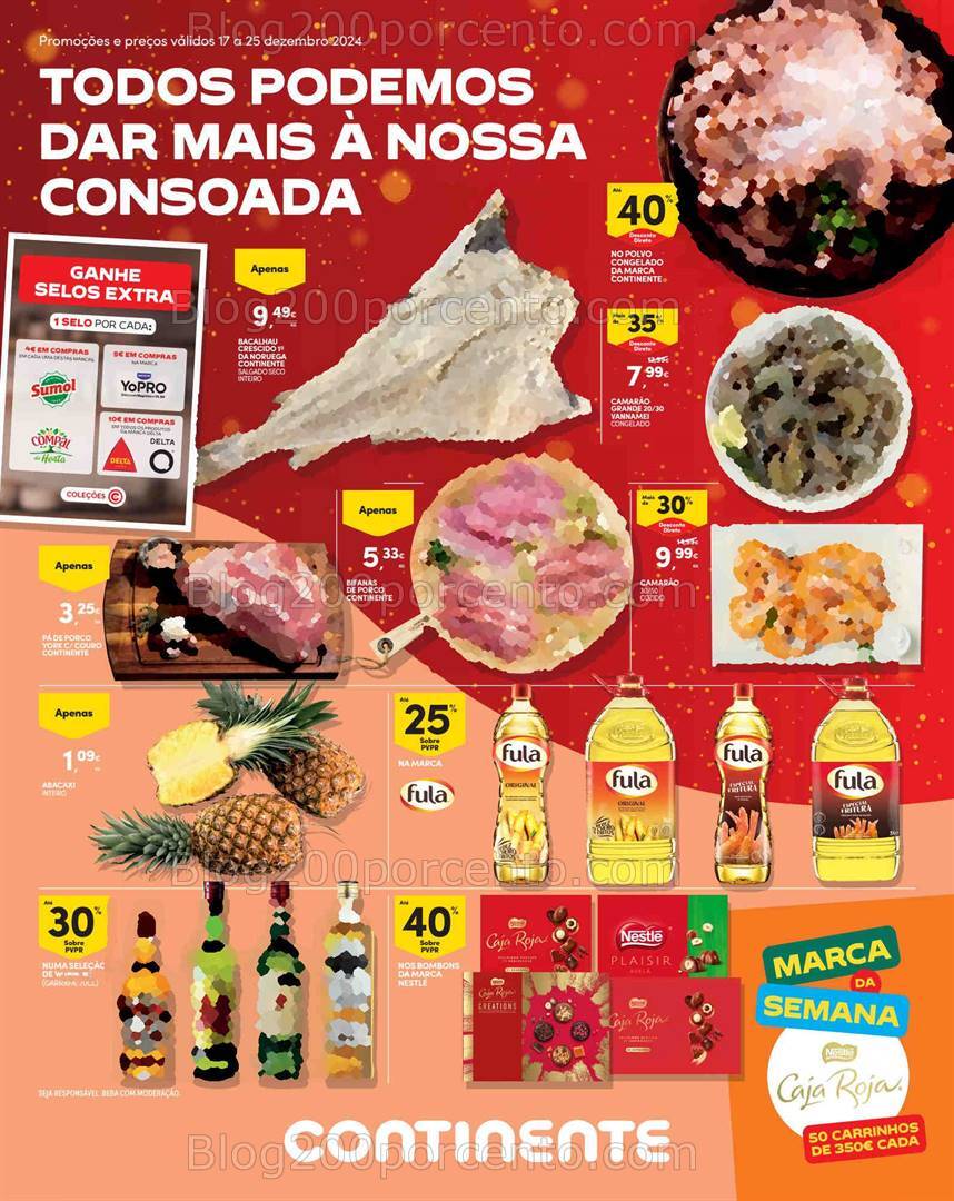 Antevisão Folheto CONTINENTE Madeira Promoções de 17 a 25 dezembro