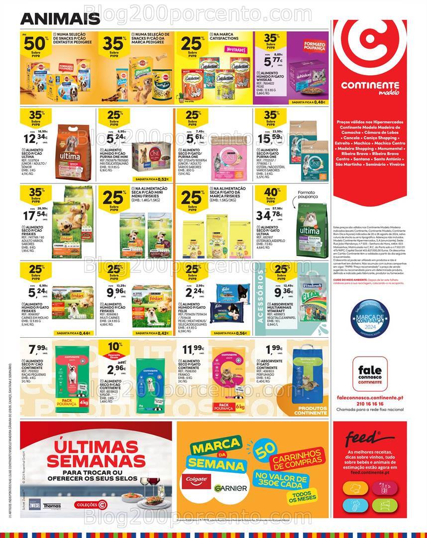 Antevisão Folheto CONTINENTE Madeira Promoções de 20 a 26 agosto