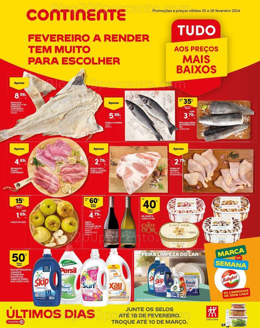 Antevisão Folheto CONTINENTE Madeira Promoções de 20 a 26 fevereiro