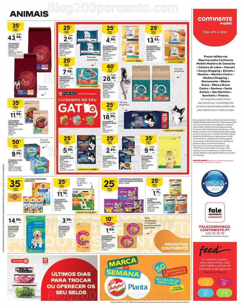 Antevisão Folheto CONTINENTE Madeira Promoções de 20 a 26 fevereiro