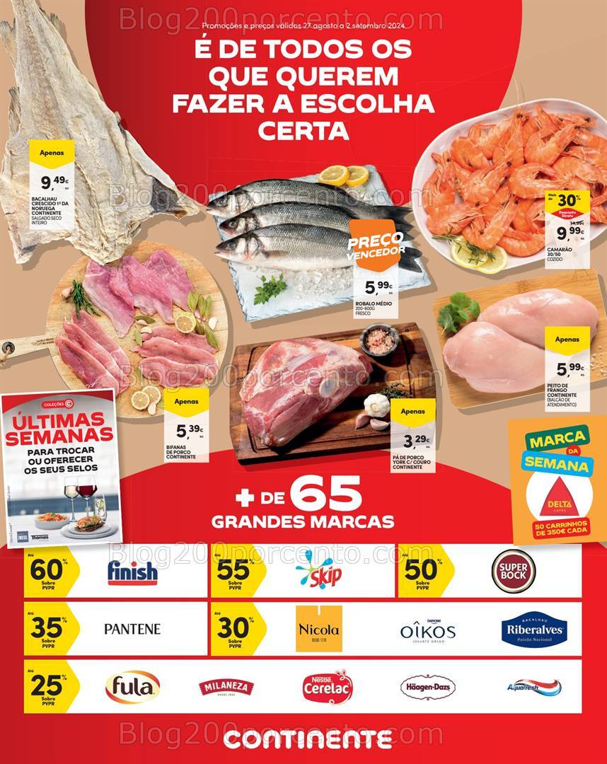 Antevisão Folheto CONTINENTE Madeira Promoções de 27 agosto a 2 setembro