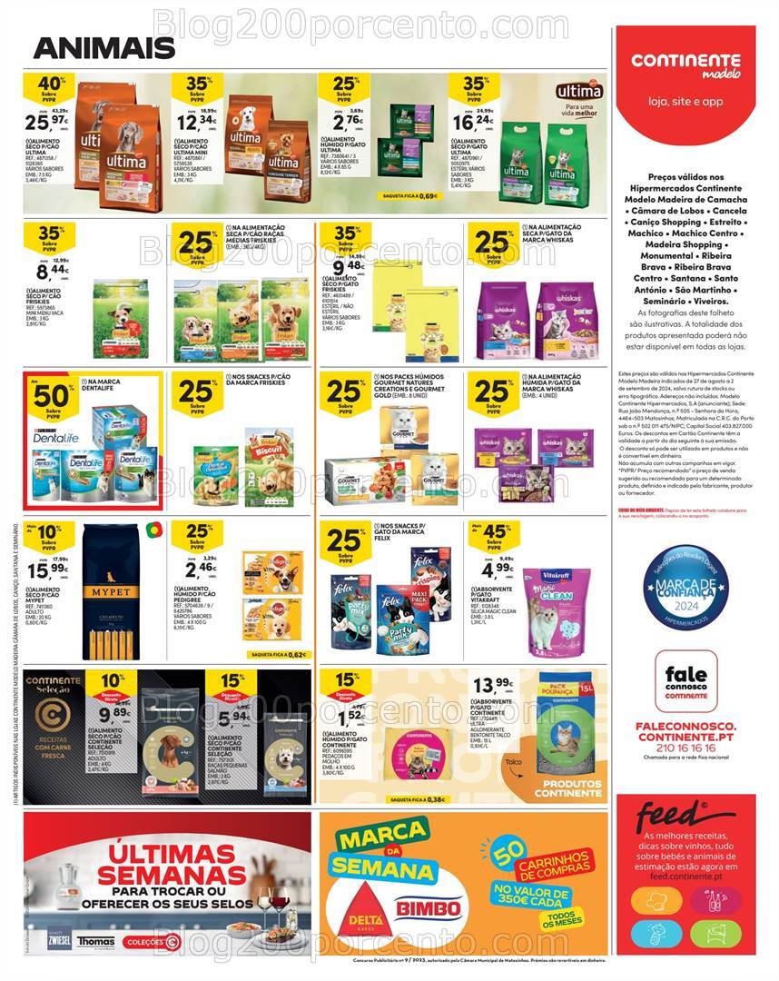 Antevisão Folheto CONTINENTE Madeira Promoções de 27 agosto a 2 setembro