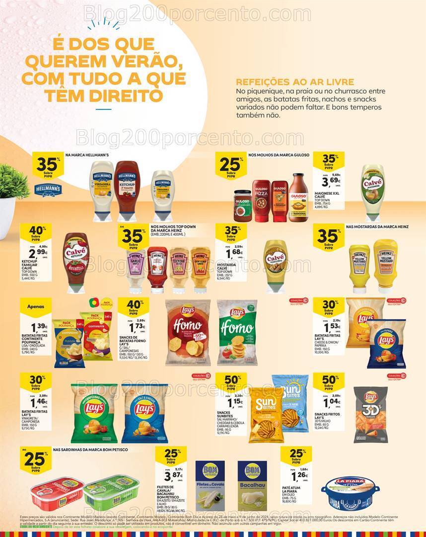 Antevisão de Folheto CONTINENTE Madeira Promoções de 28 maio a 3 junho