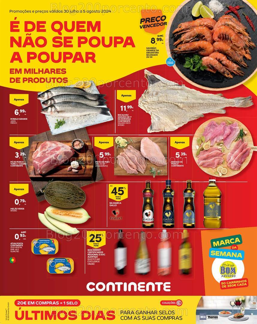 Antevisão Folheto CONTINENTE Madeira Promoções de 30 julho a 5 agosto