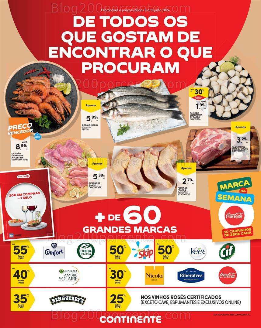 Antevisão Folheto CONTINENTE Madeira Promoções de 9 a 15 julho