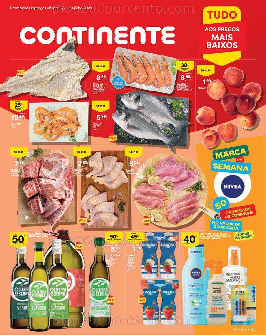 Antevisão Folheto CONTINENTE Madeira Promoções de 25 a 31 julho
