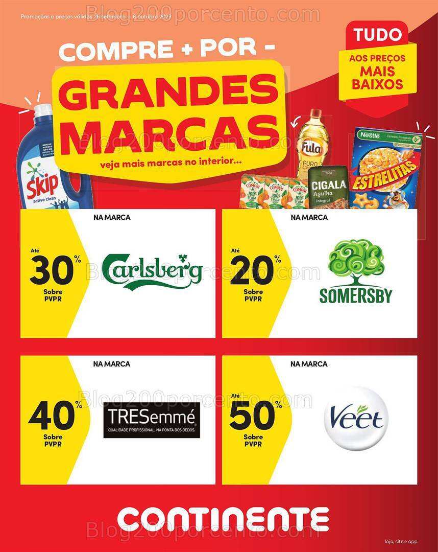 Antevisão Folheto CONTINENTE Madeira Promoções de 26 setembro a 2 outubro
