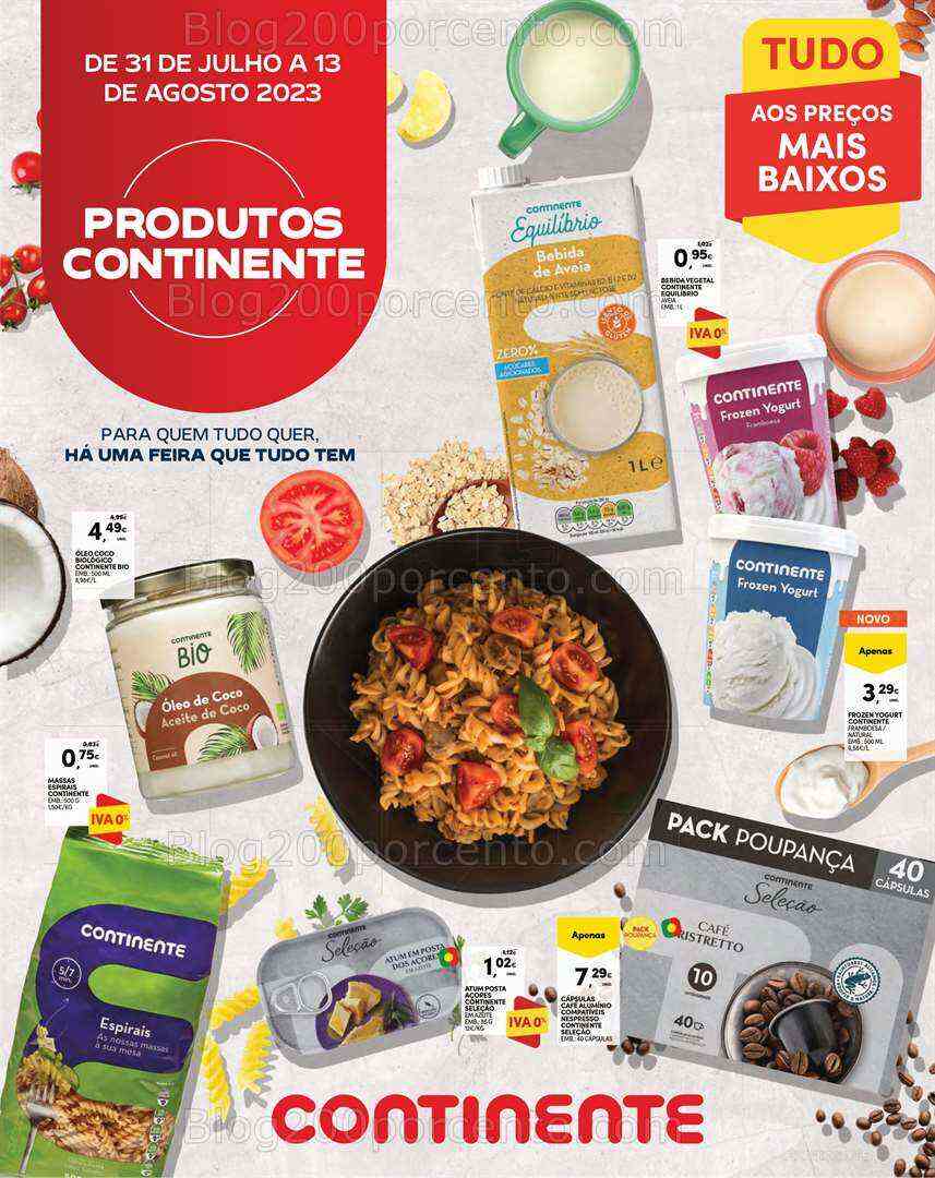 Antevisão Folheto CONTINENTE Madeira Promoções de 1 a 7 agosto