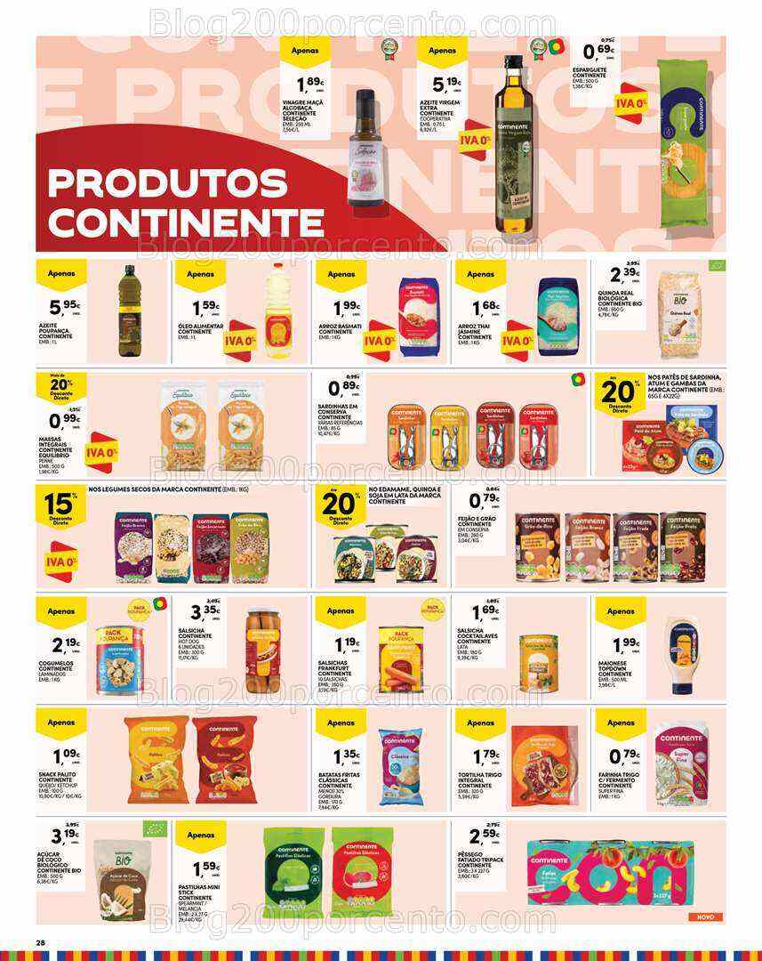 Antevisão Folheto CONTINENTE Madeira Promoções de 1 a 7 agosto