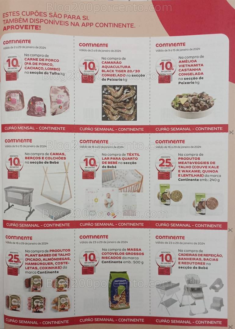 Antevisão Revista CONTINENTE Magazine Janeiro e Seus Vales de Desconto