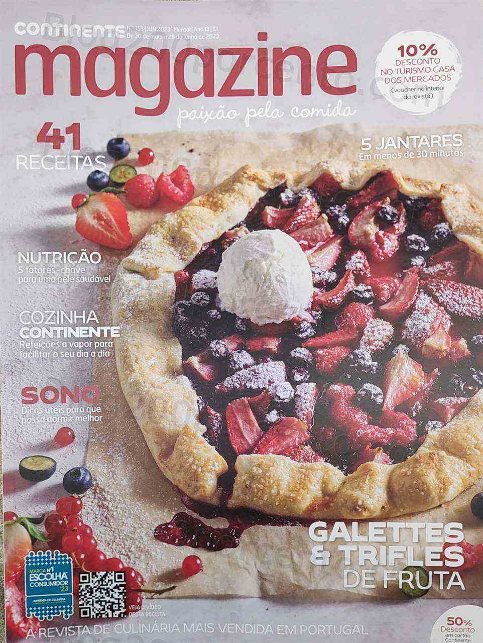 Antevisão Revista CONTINENTE Magazine Junho e Seus Vales de Desconto
