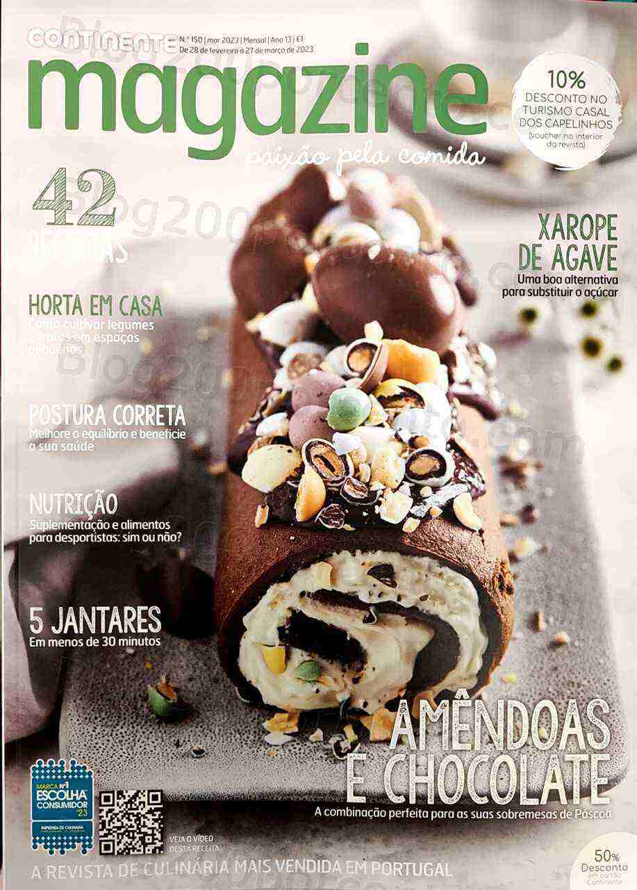 Antevisão Revista CONTINENTE Magazine Março e Seus Vales de Desconto