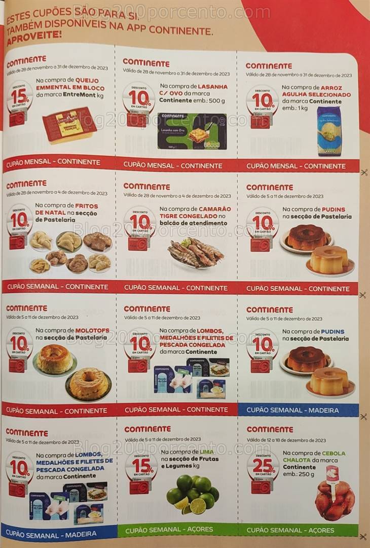 Antevisão Revista CONTINENTE Magazine Natal e Seus Vales de Desconto