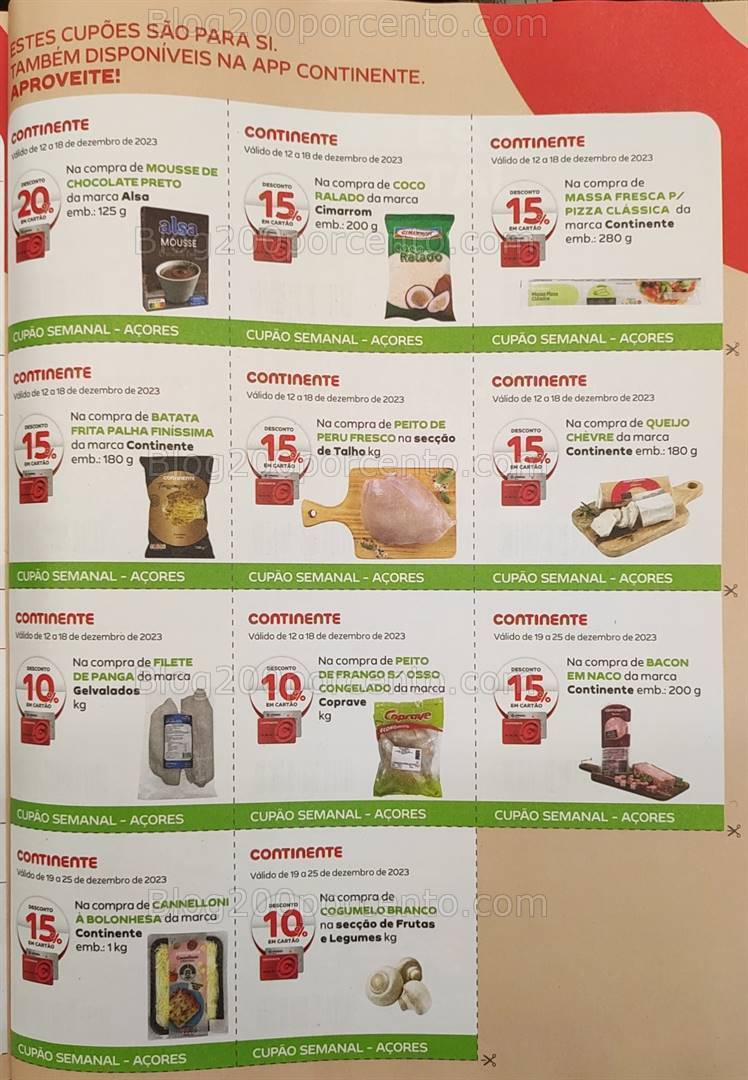 Antevisão Revista CONTINENTE Magazine Natal e Seus Vales de Desconto