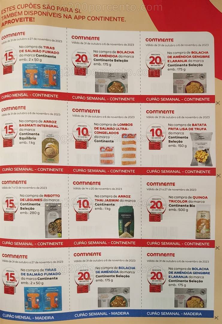 Antevisão Revista CONTINENTE Magazine Novembro e Seus Vales de Desconto