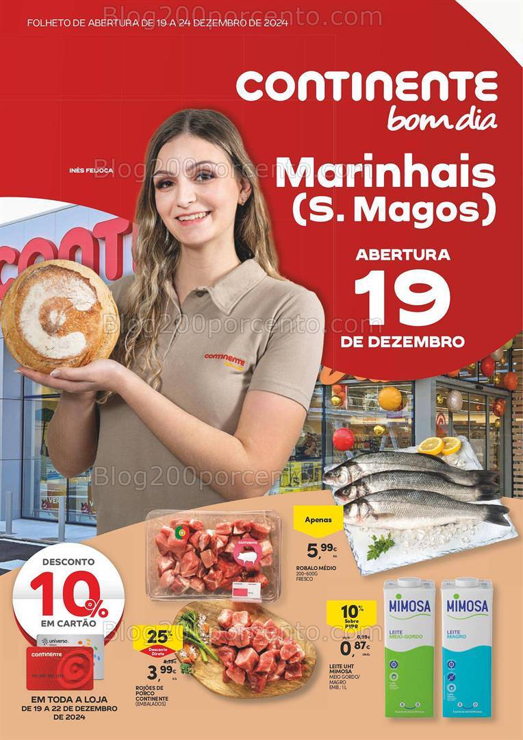 Antevisão Folheto CONTINENTE Aberturas Promoções de 19 a 24 dezembro