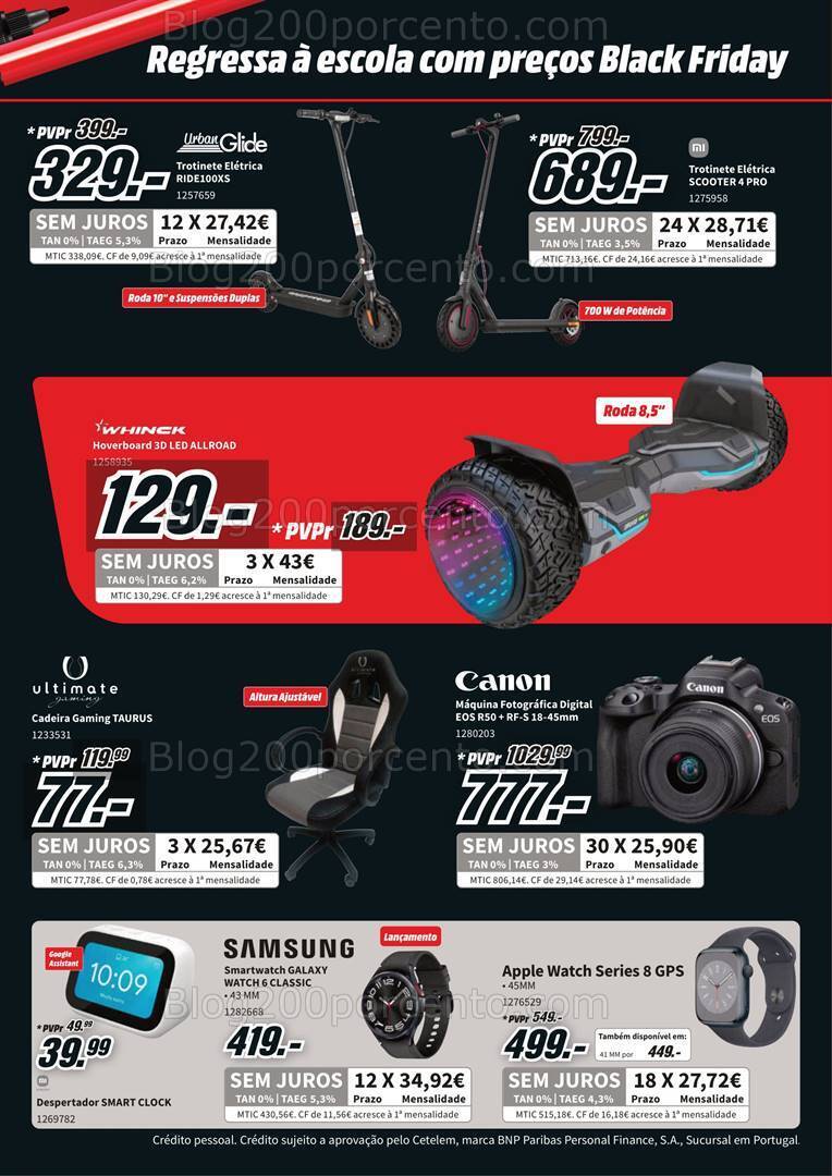 Antevisão Folheto MEDIA MARKT Promoções de 31 agosto a 6 setembro